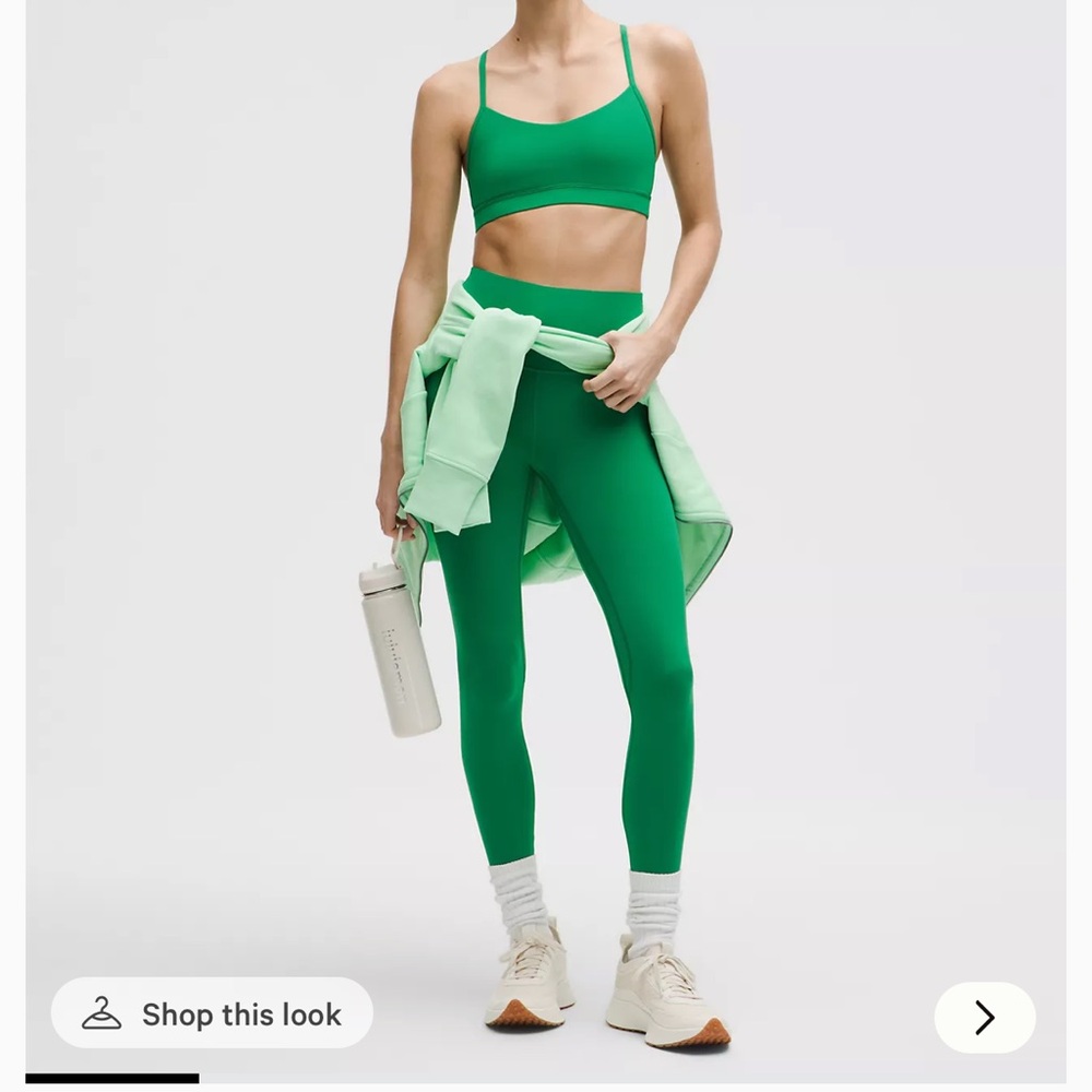 Women's Lululemon High Rise Align Leggings in Raceway Green